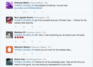Illustration for article titled Hideo Kojima Trolled Everyone On Christmas, Because of Course He Did